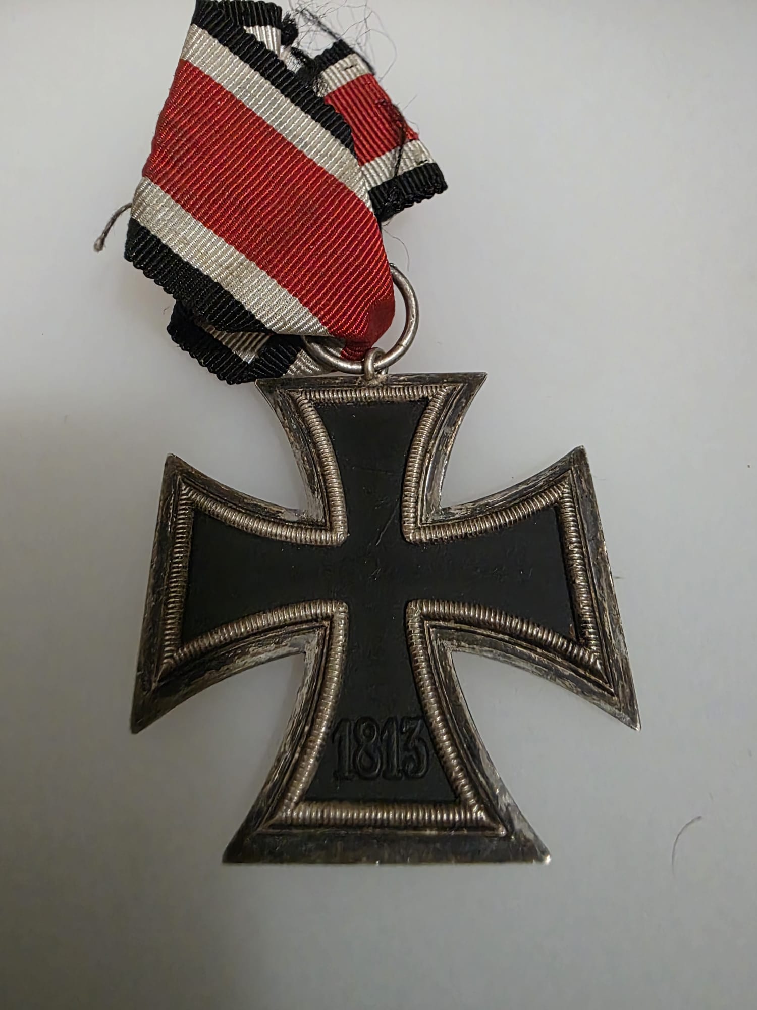 Original WWII German Iron Cross 2nd Class 1939 EK2 with Ribbon - Image 5