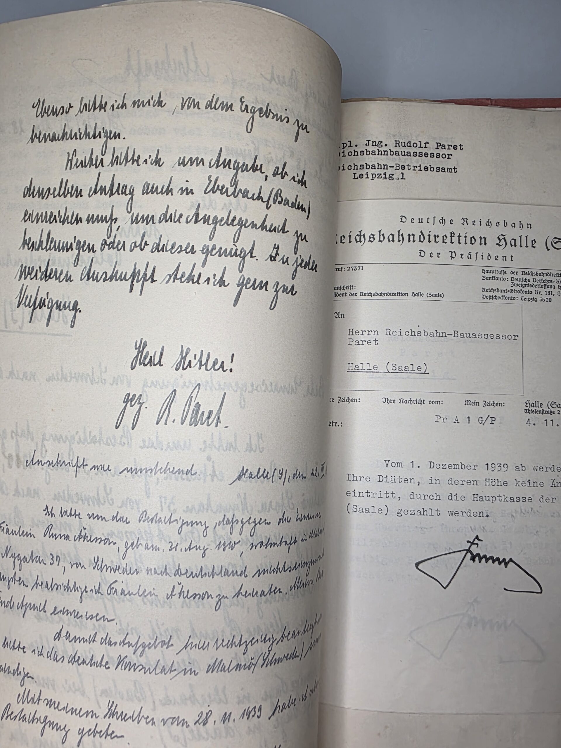 Rudolf Paret Reichsbahn, SA & Wehrmacht Galicia Document Estate - Image 8