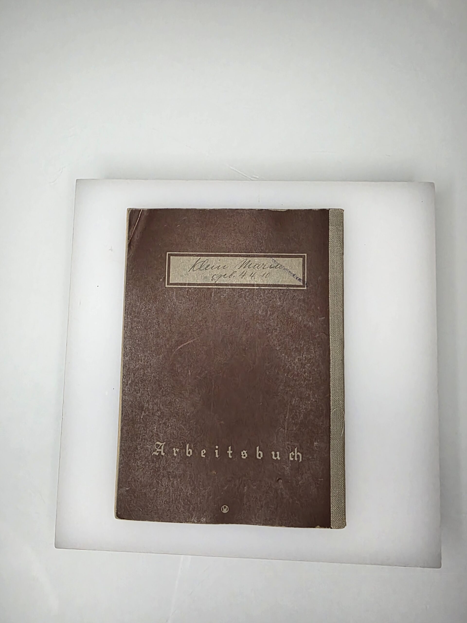 Maria Klein German Arbeitsbuch, Kaiserslautern 1935 with Pfaff Factory Entries - Image 4