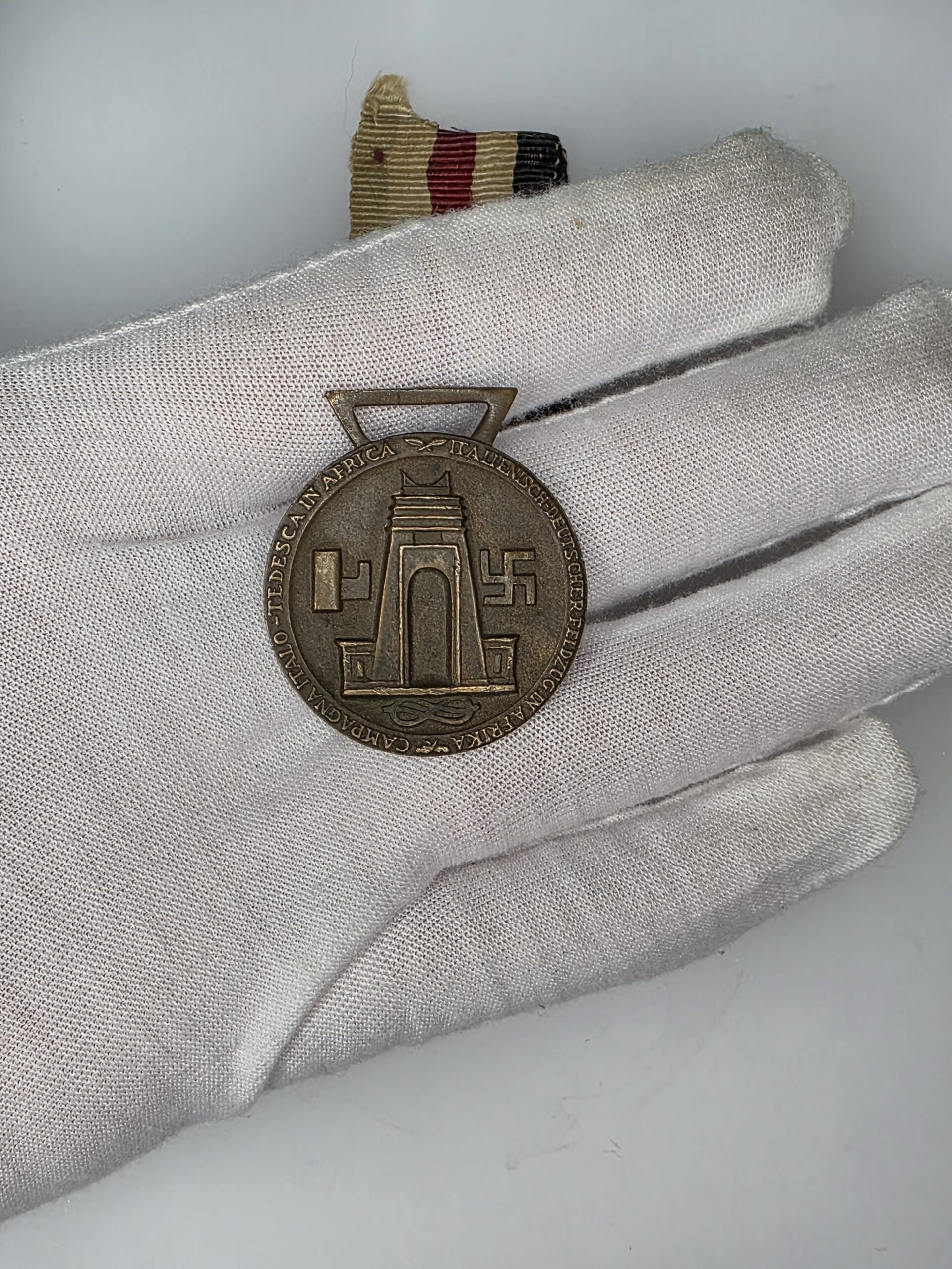 Italo-German Africa Campaign Medal & Bernhard Hessing Documents 1942–43 - Image 4