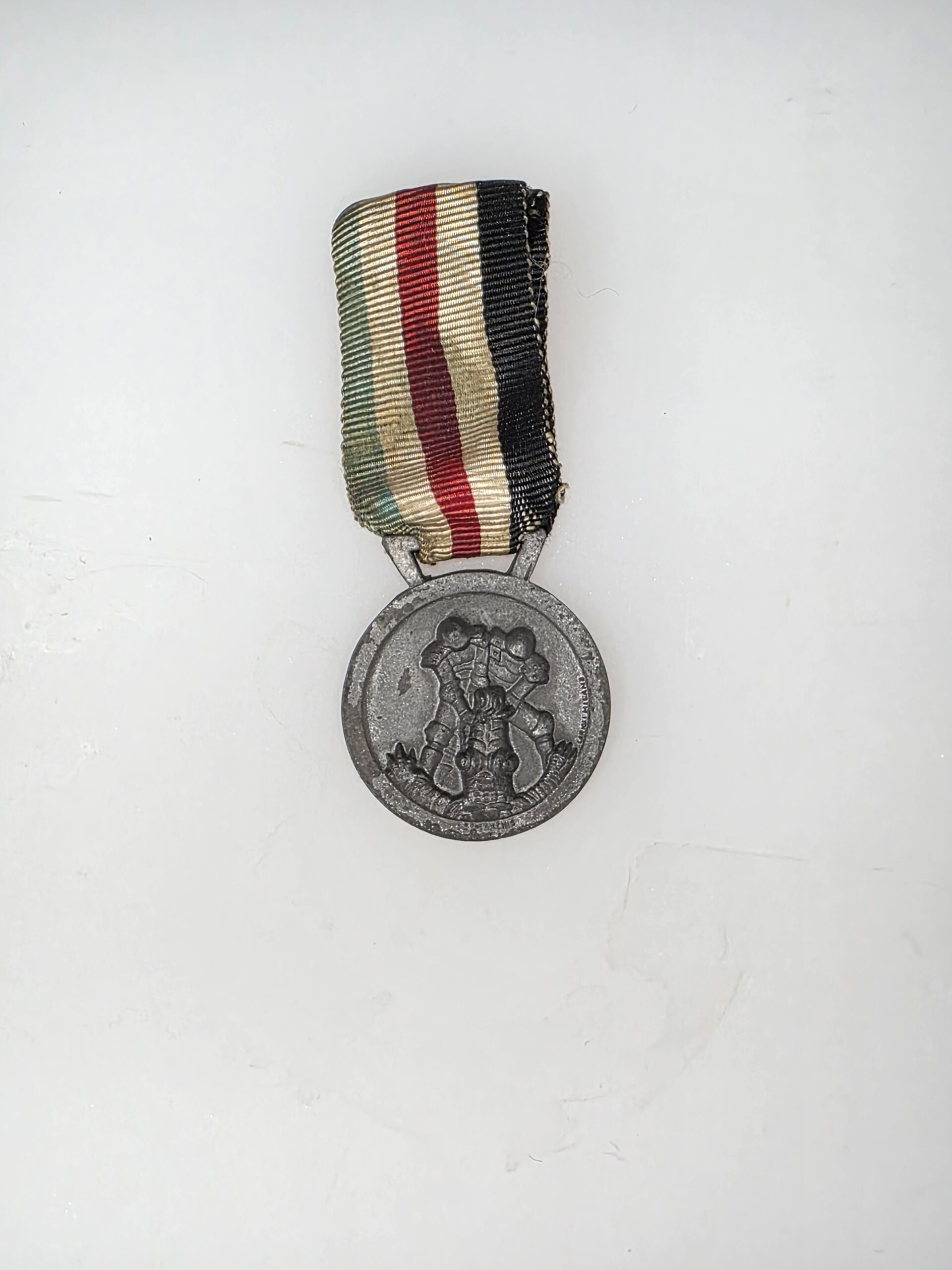Italian-German Africa Campaign Medal with Original Ribbon - Image 2