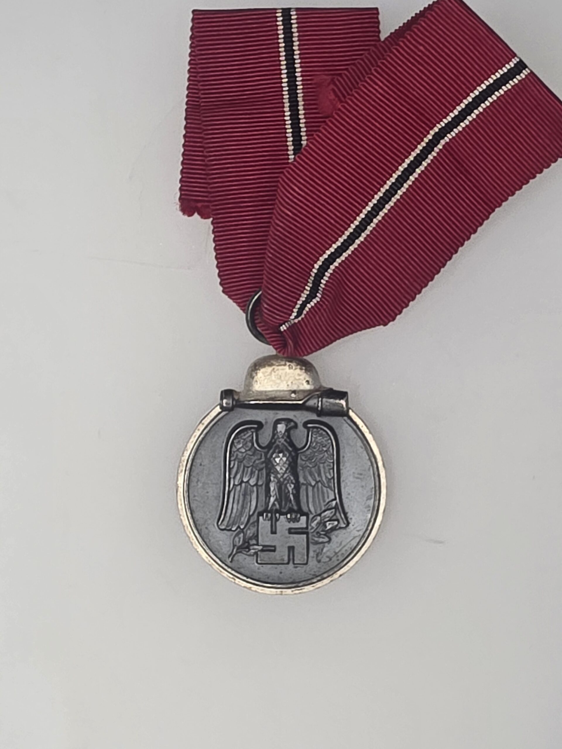 German Ostmedaille Eastern Front Medal 1941 42 with red ribbon