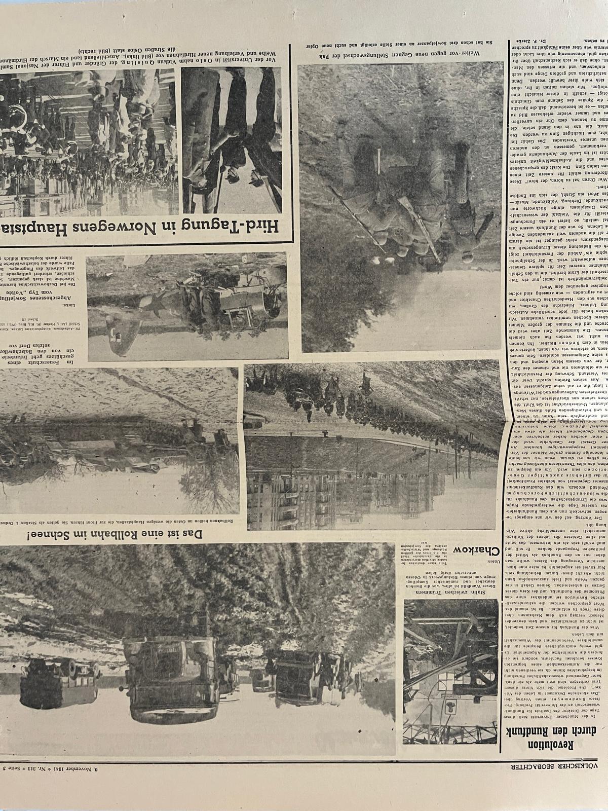 Völkischer Beobachter 9 November 1941 Berlin Edition – Munich Speech, Eastern Front & Luftwaffe Reports - Image 11