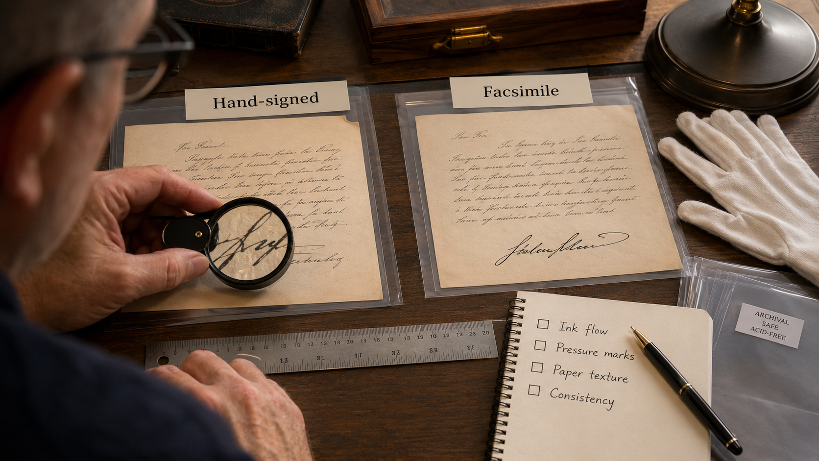 Signed Document vs Facsimile Signature Signed Document vs Facsimile Signature