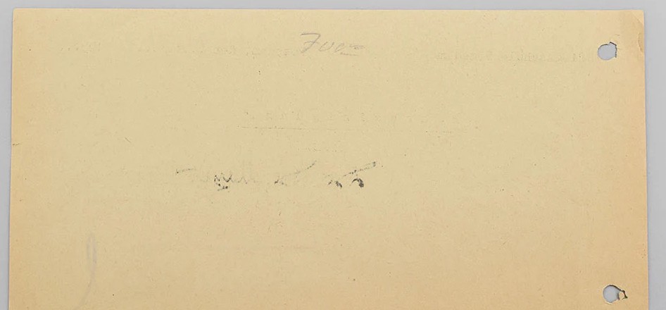 Reverse of original 1936 Erwin Rommel document