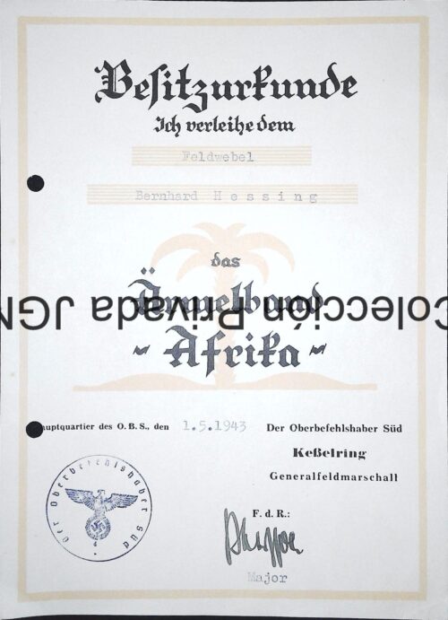 Italo-German Africa Campaign Medal