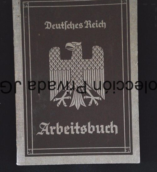 WWII German Arbeitsbuch original Deutsches Reich cover