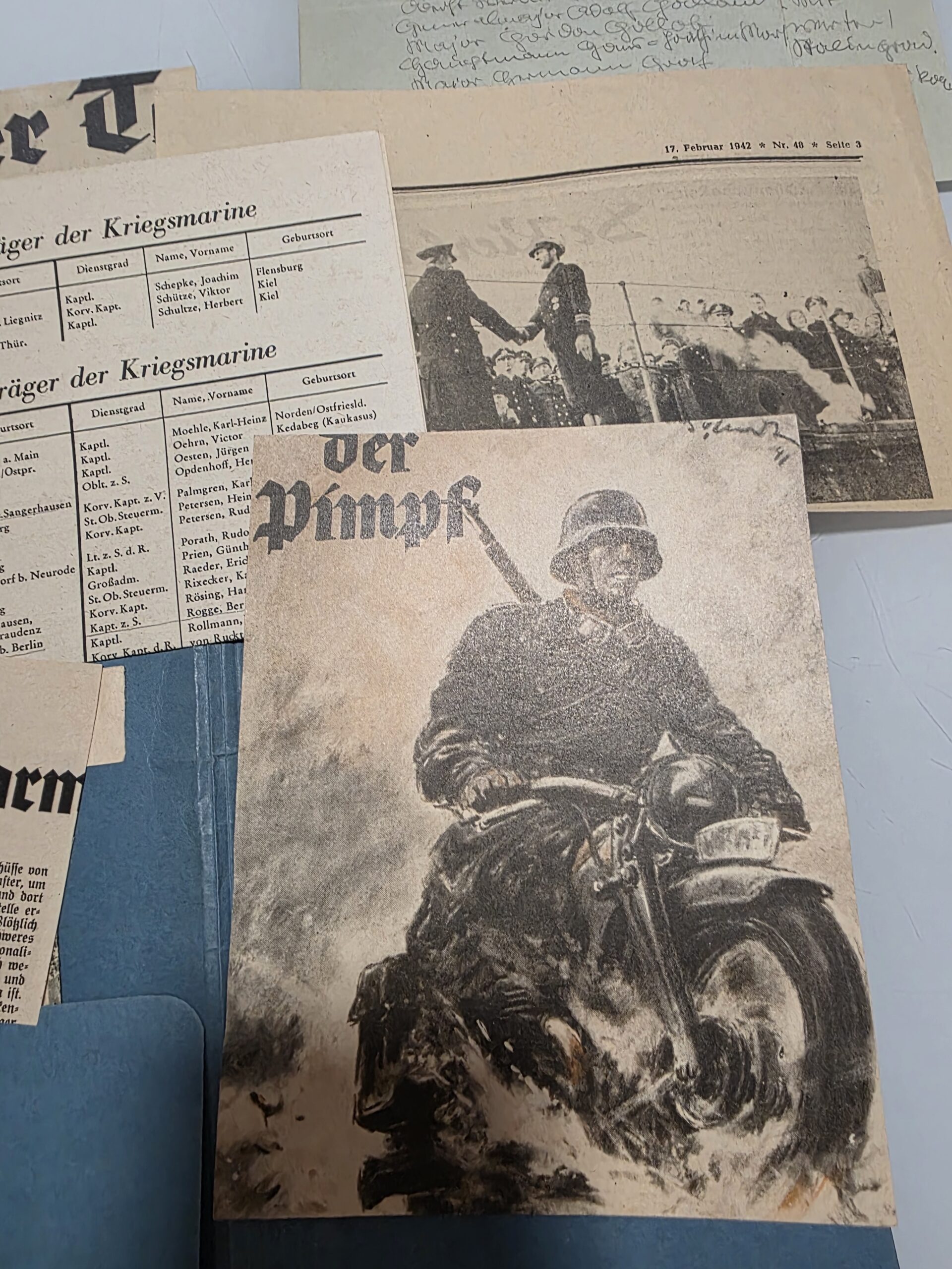 WWII German Luftwaffe Press Archive – Marseille, Rommel & Knight’s Cross Original - Image 3