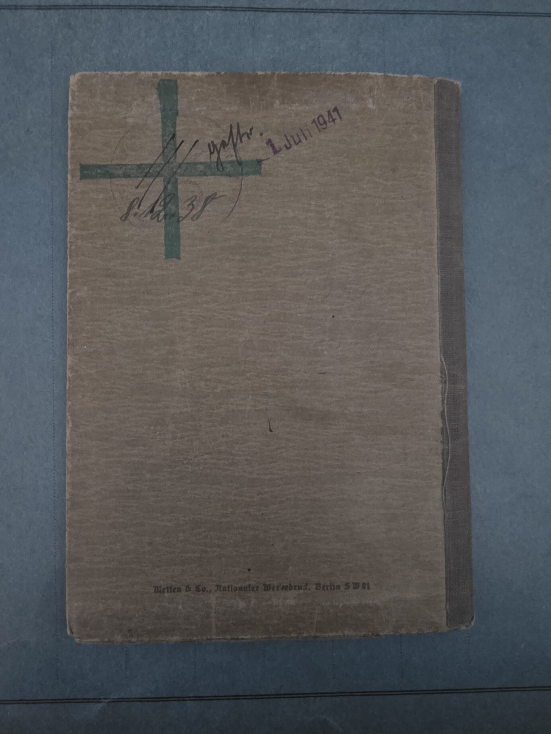 WWII German Wehrpass – Willi Geller, Hannover 1938–44 - Image 2