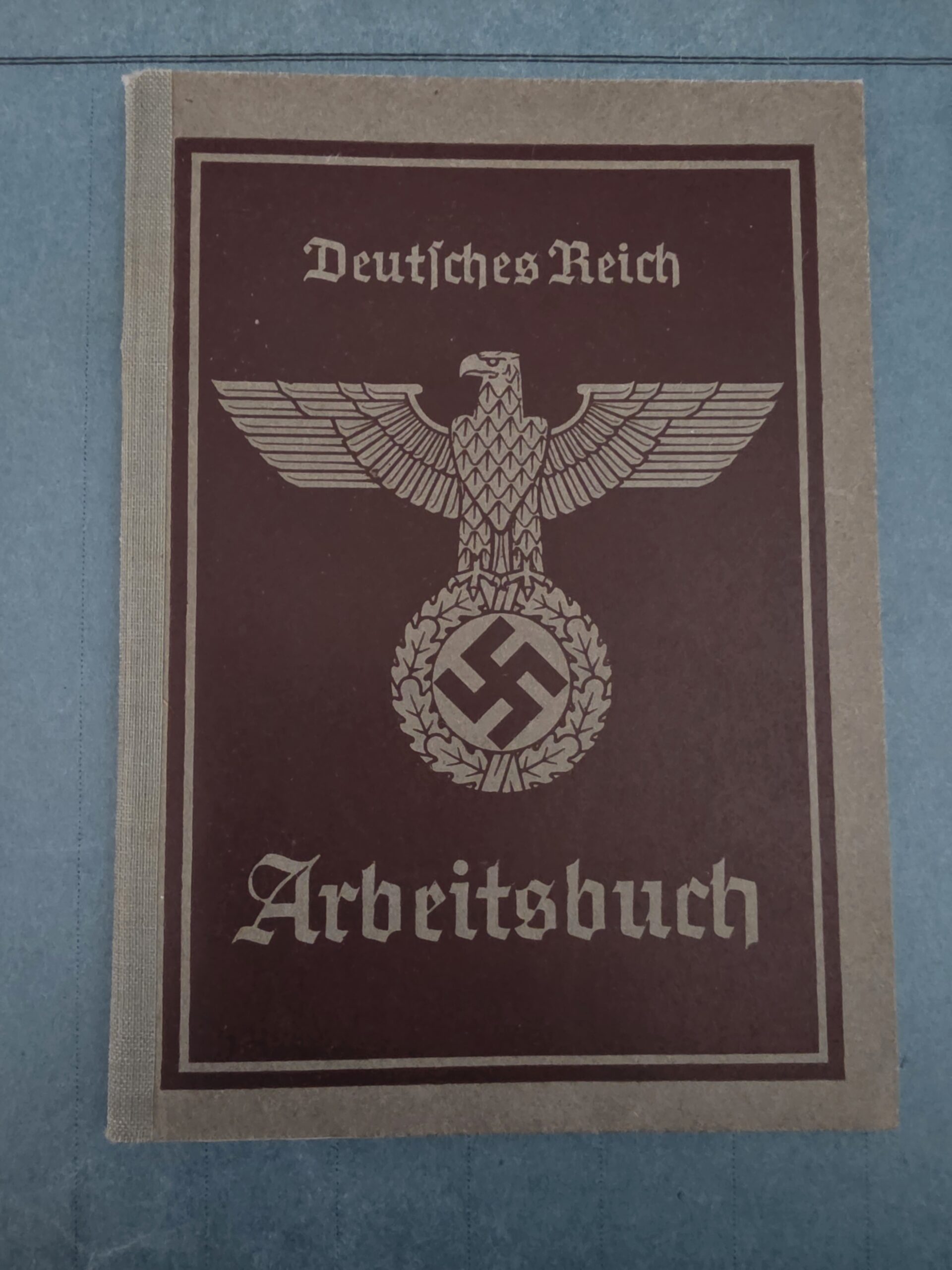 WWII German Arbeitsbuch – Georg Ziegler Original Work Book - Image 2