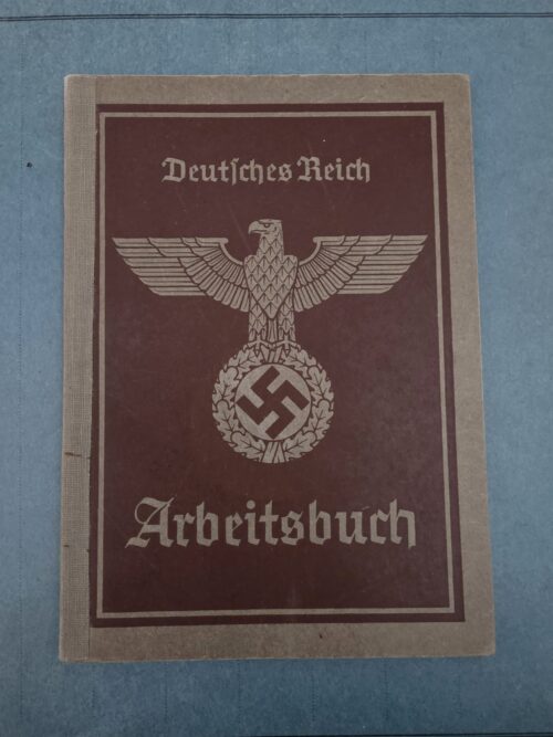 WWII German Arbeitsbuch original Deutsches Reich work book