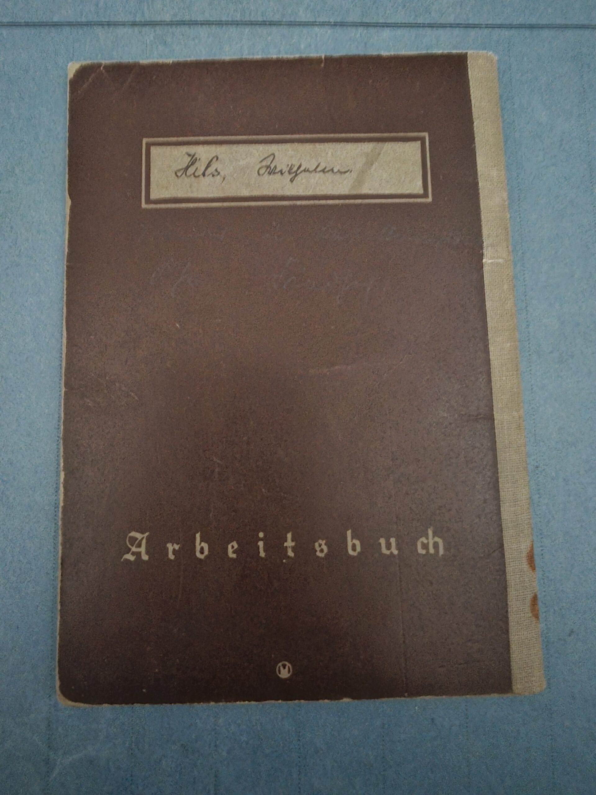 Original German Arbeitsbuch – Wilhelm Hils, Karlsruhe, 1st Pattern - Image 3