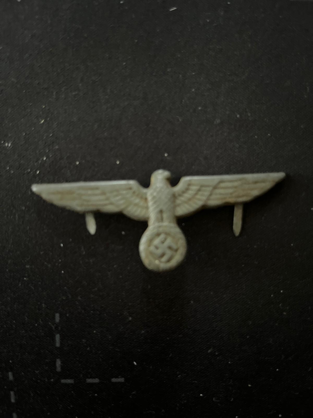 WWII German Heer visor cap eagle