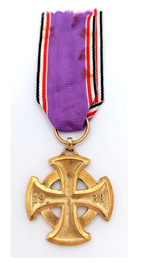 Original WWII German Honor Decoration Luftschutz Ehrenzeichen 1st Class 1938 - Image 2