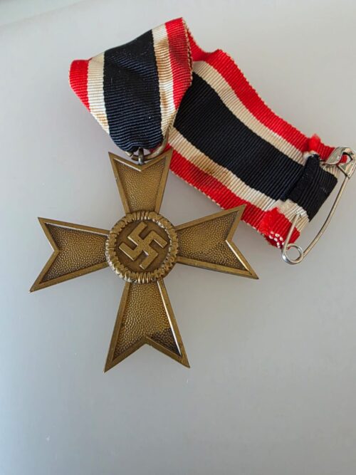 Original WWII German War Merit Cross 2nd Class Without Swords with red white black ribbon
