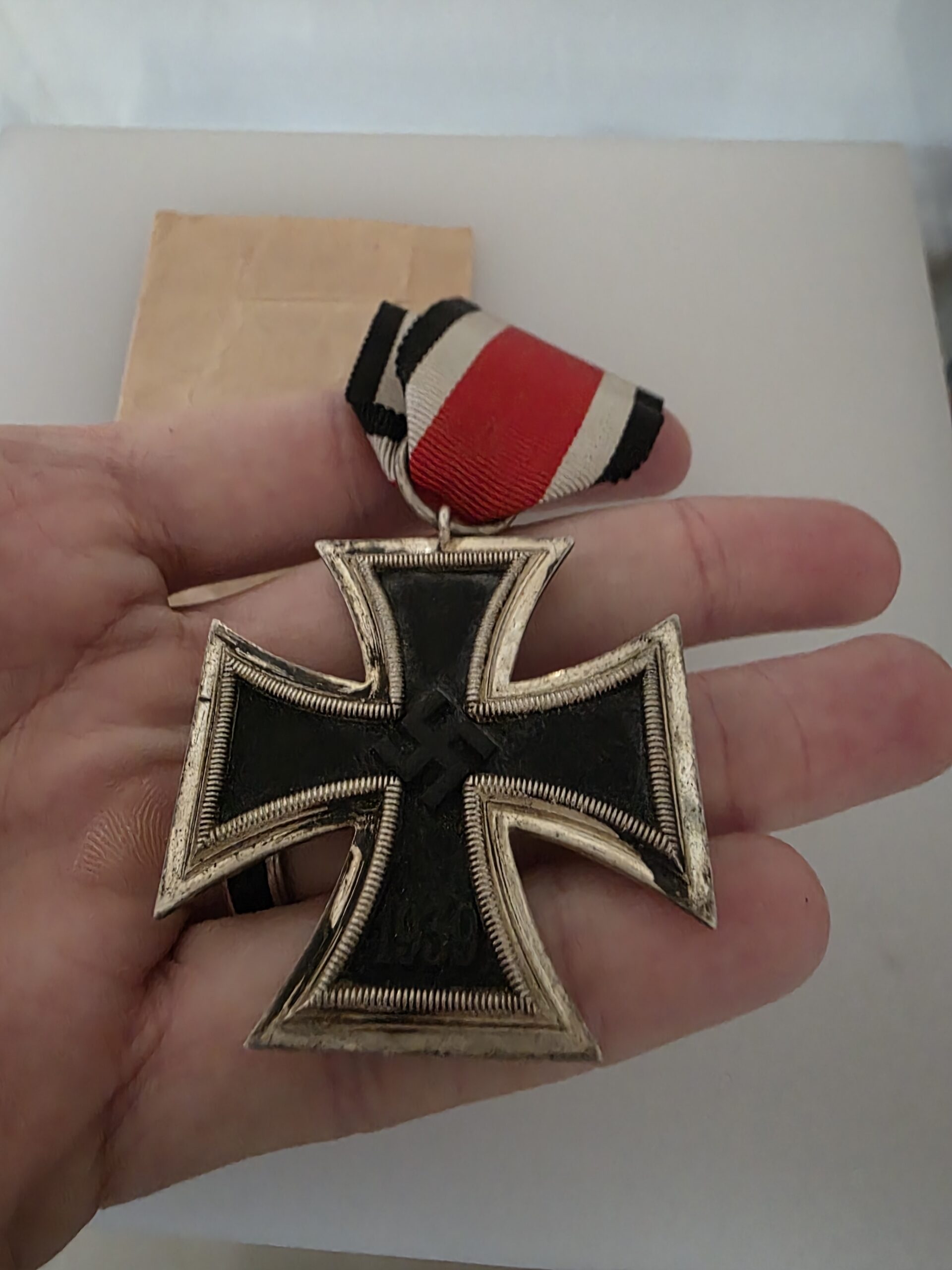 WWII German Iron Cross 2nd Class 1939 with Packet - Image 4
