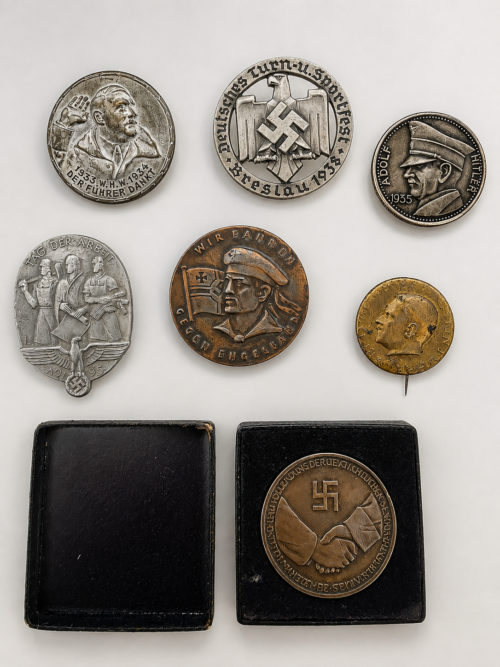 Third Reich badges German WWII medallions collection INS-75 front