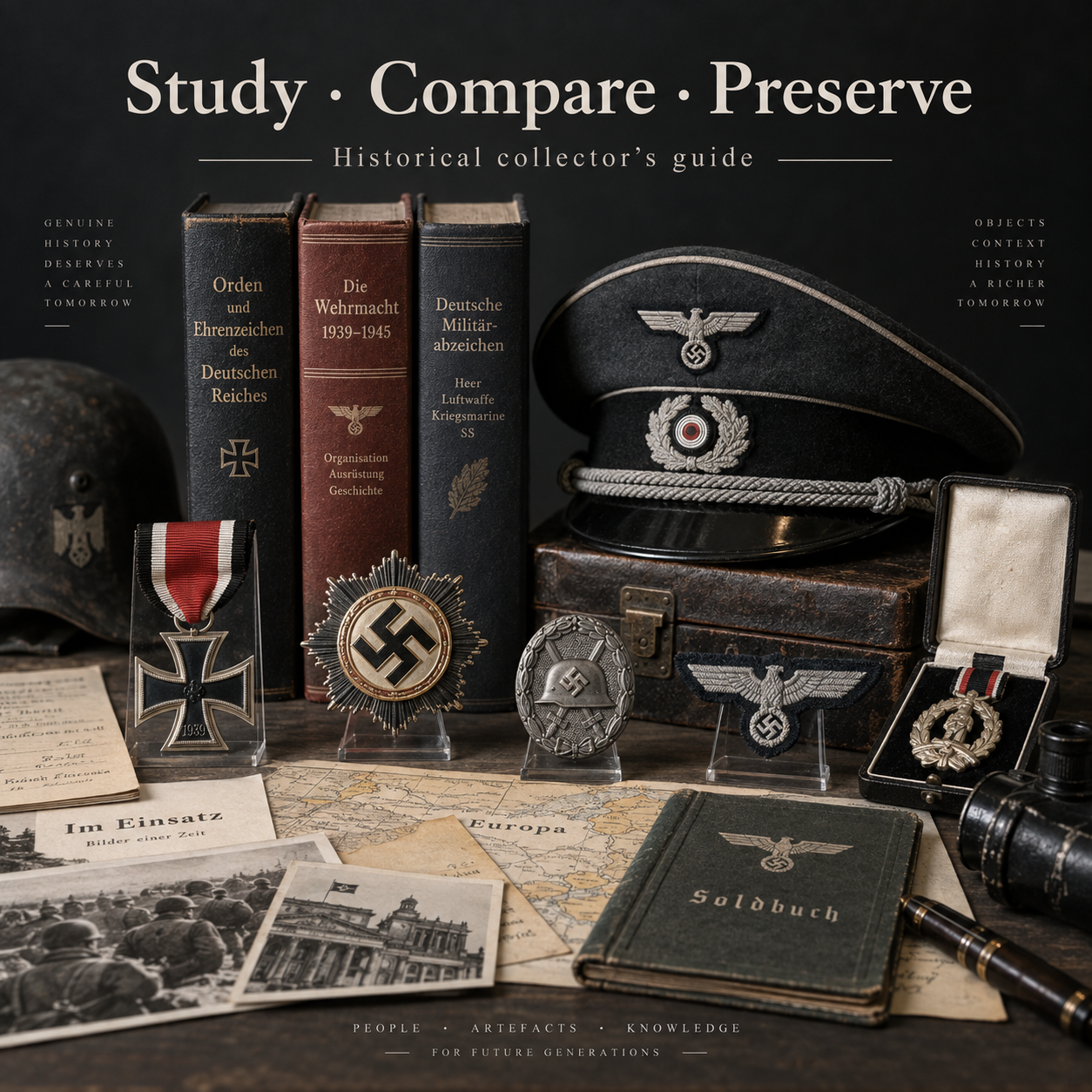 Study Compare Preserve Collector Guide collector guide to valuable Third Reich medals and German militaria