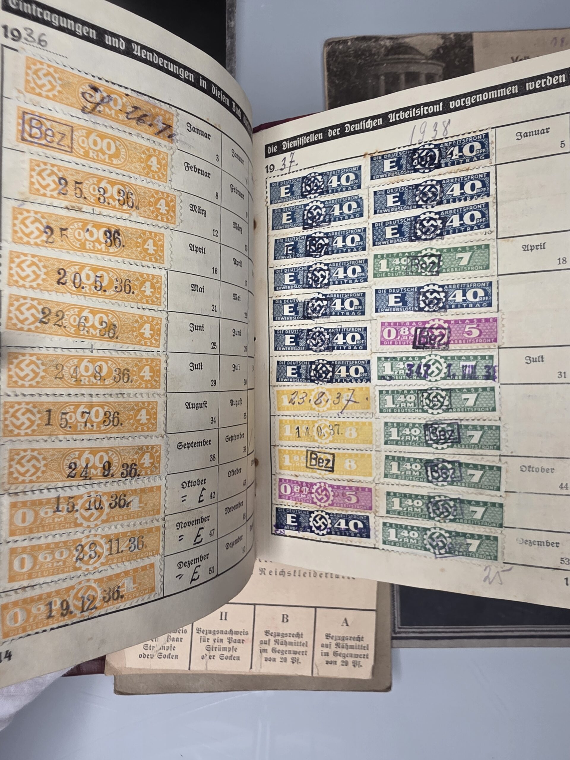 WWII German Document Collection – Rare 10-Piece Saxony Archive - Image 3