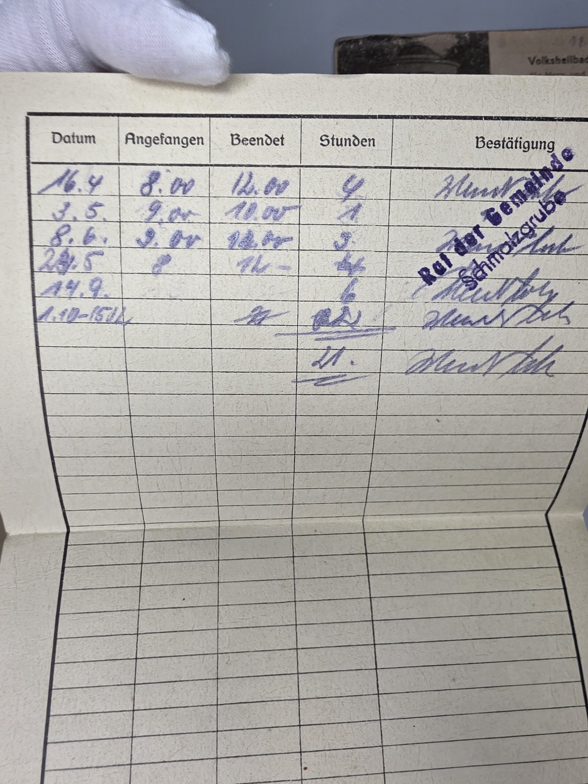 WWII German Document Collection – Rare 10-Piece Saxony Archive - Image 10