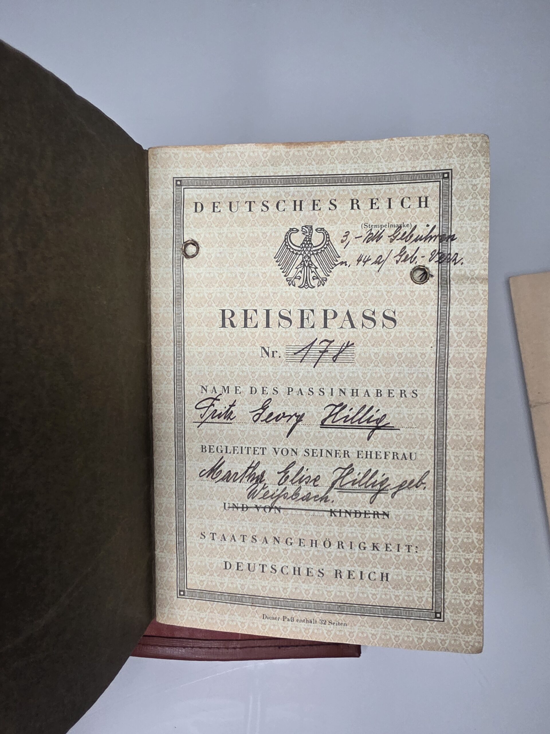 WWII German Document Collection – Rare 10-Piece Saxony Archive - Image 12