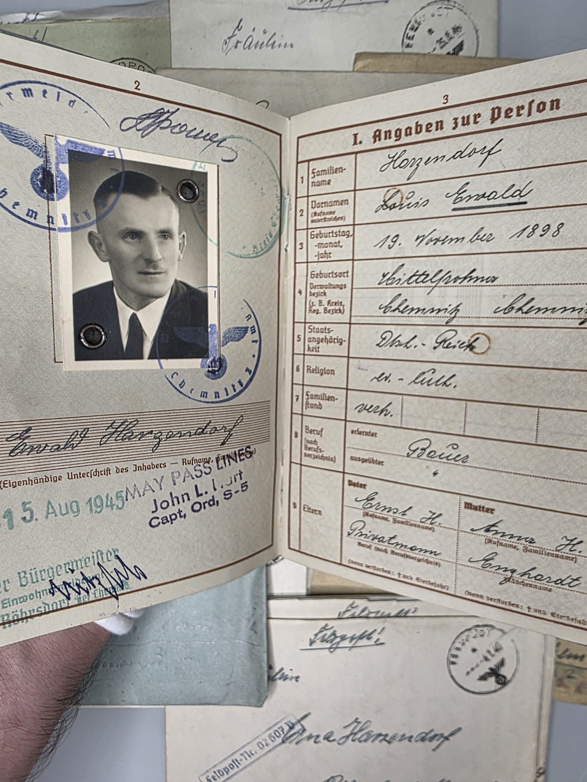 WWII German Wehrpass Archive – Feldpost & WWI Militärpass - Image 2