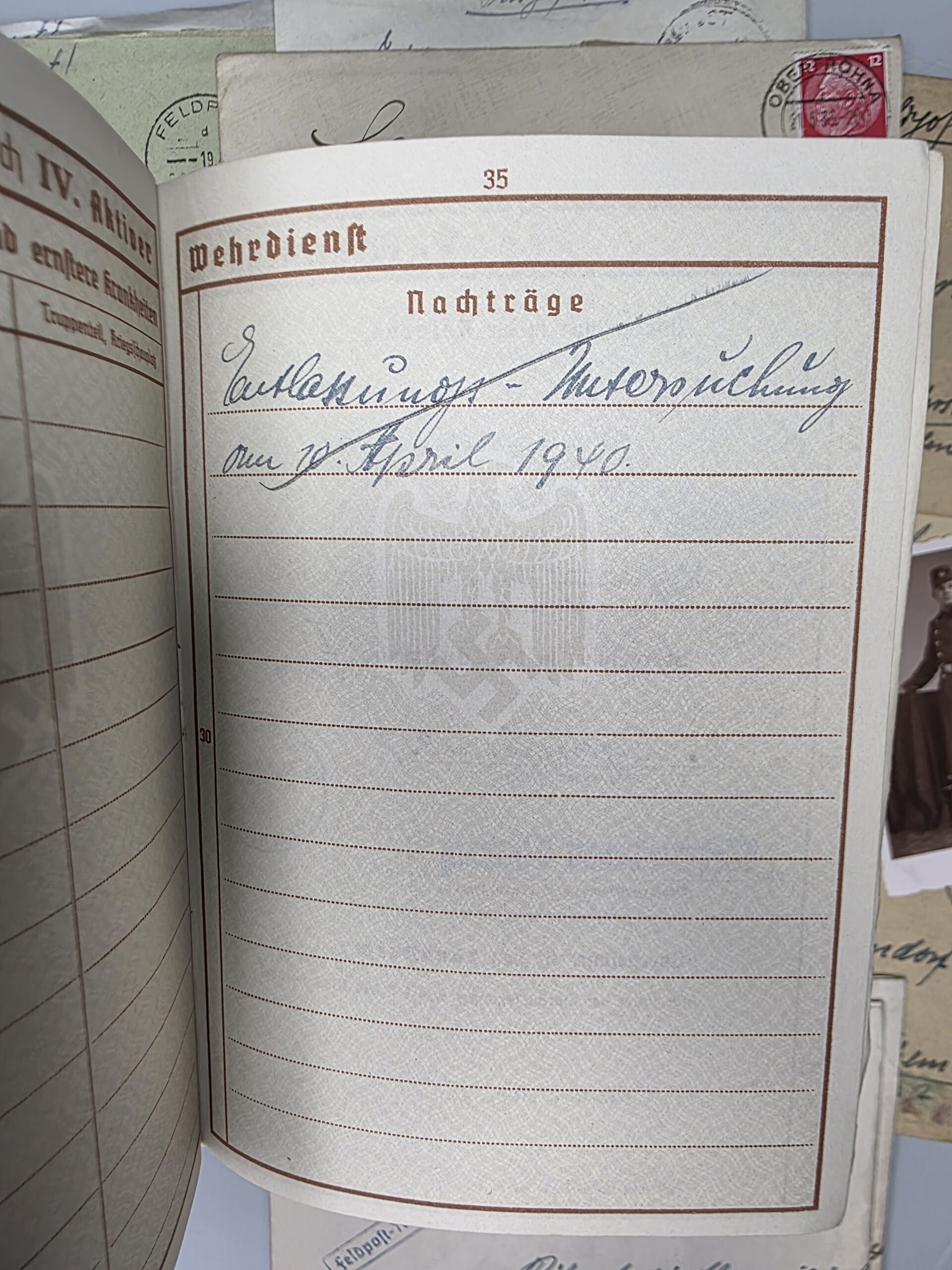 WWII German Wehrpass Archive – Feldpost & WWI Militärpass - Image 15