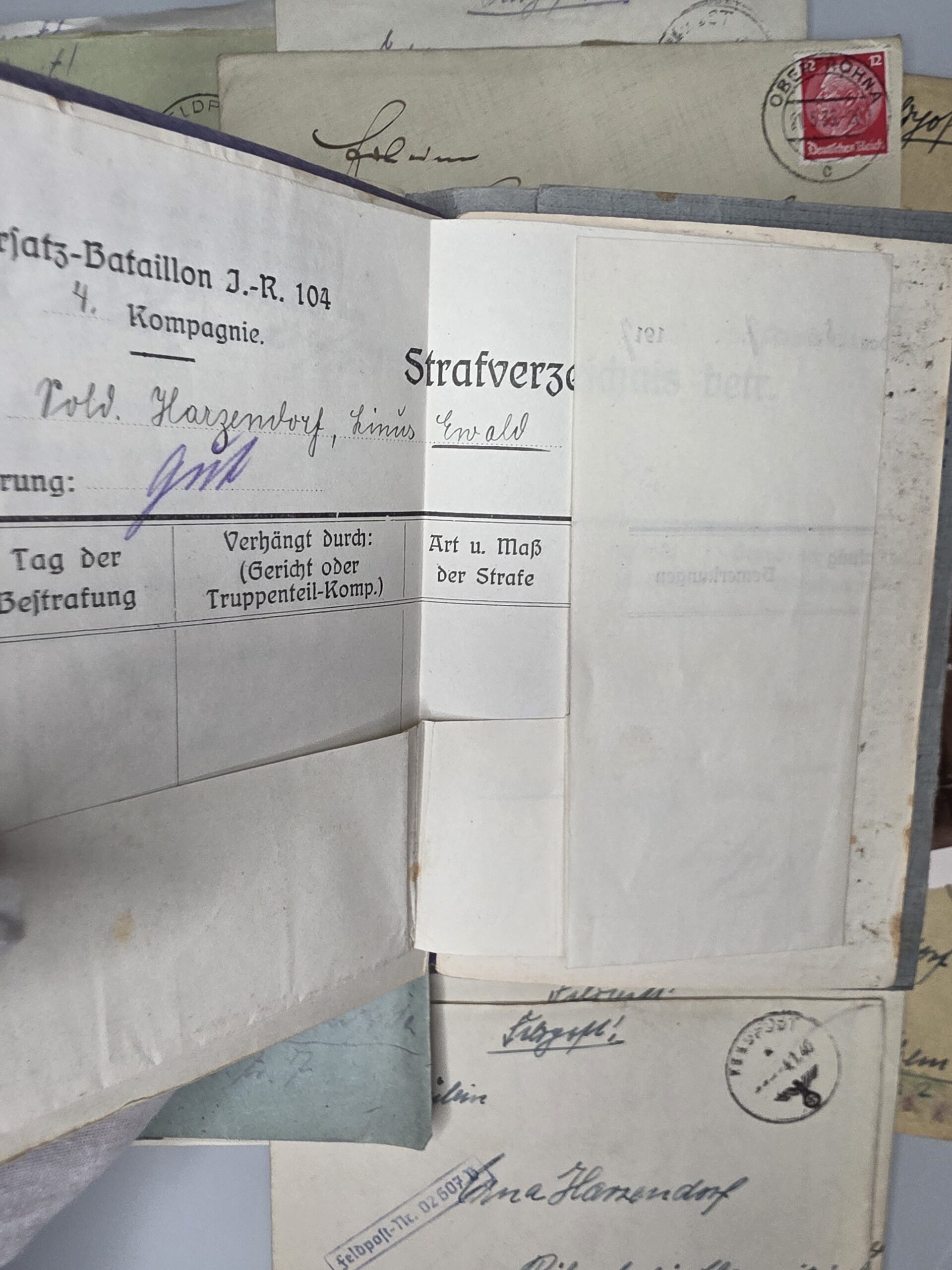 WWII German Wehrpass Archive – Feldpost & WWI Militärpass - Image 13