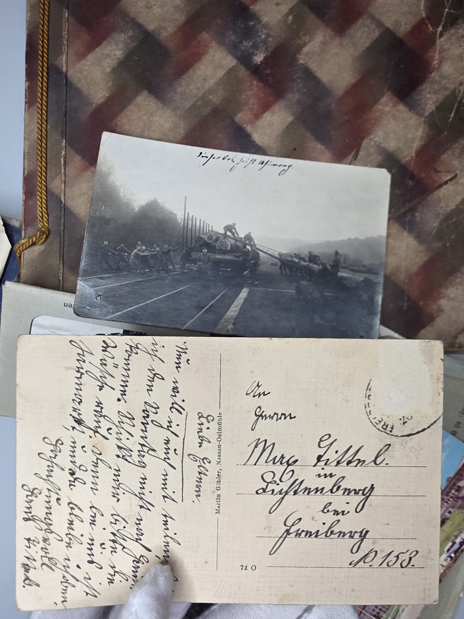 WWII German Wehrpass Group – 256th Infantry Division, Ostmedaille & Death Letter - Image 7